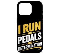 Corro con pedales y desplazamiento en bicicleta de determinación Carcasa para iPhone 16 Pro