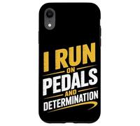 Corro con pedales y desplazamiento en bicicleta de determinación Carcasa para iPhone XR