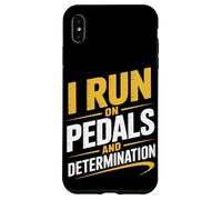 Corro con pedales y desplazamiento en bicicleta de determinación Carcasa para iPhone XS Max