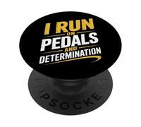 Corro con pedales y desplazamiento en bicicleta de determinación PopSockets PopGrip Adhesivo