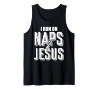 Corro En Las Siestas Y Jesús Religión Dios Iglesia Cristiano Camiseta sin Mangas