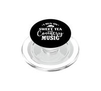 Corro en Sweet Tea y Country Music USA PopSockets PopGrip para MagSafe