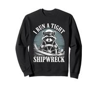 Corro Un Mapache Apretado Naufragio Sudadera