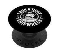Corro Un Naufragio Apretado PopSockets PopGrip Adhesivo