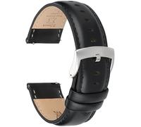 CORROPELLE Correas de reloj de cuero de liberación rápida, elegantes correas de cuero de grano superior de repuesto para hombres y mujeres, reloj y reloj inteligente, ancho a elegir 18 mm, 19 mm, 20