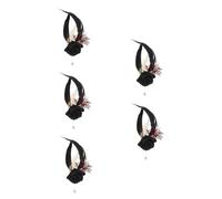 Corsage Decor Halloween Suit Fake Rose Decorative Shirt Bulk Brooches Brooch Pin Silk Black