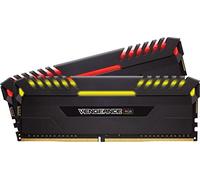 Corsair Vengeance RGB - Kit de memoria Entusiasta de 16 GB (2 x 8 GB, DDR4, 3200 MHz, C16 XMP 2.0) negro