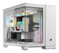 Corsair 2500X Caja micro-ATX Semitorre Dual Cristal Templado Blanca