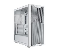 CORSAIR 3200D RS Caja para PC Semitorre - 3 Ventiladores RS120 PWM Incluidos, Brazo Estabilizador Anticaída con GPU, ASUS BTF, MSI Project Zero, Gigabyte Project Stealth - Blanco