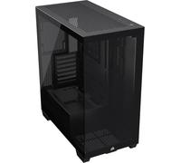 CORSAIR 3500X Media-Torre ATX Caja de PC - Cristal Templado Panorámico - Conexión Inversa Compatible con Placa Base - Sin Ventiladores Incluidos - Negro