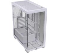CORSAIR 3500X Media-Torre ATX Caja de PC - Cristal Templado Panorámico - Conexión Inversa Compatible con Placa Base - Sin Ventiladores Incluidos - Blanco