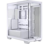CORSAIR 3500X Media-Torre ATX Caja de PC - Cristal Templado Panorámico - Conexión Inversa Compatible con Placa Base - Sin Ventiladores Incluidos - Blanco