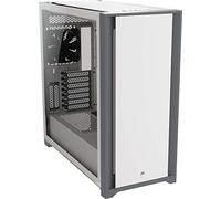 Corsair 5000D Chasis para PC ATX Semitorre con Cristal Templado (Panel Frontal de Acero Sólido, Sistema de Gestión del Cableado RapidRoute, Dos Ventiladores de 120 mm) Color Blanco