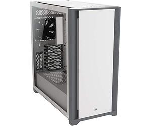 Corsair 5000D Chasis para PC ATX Semitorre con Cristal Templado (Panel Frontal de Acero Sólido, Sistema de Gestión del Cableado RapidRoute, Dos Ventiladores de 120 mm) Color Blanco