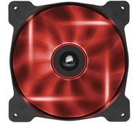 Corsair Air Series AF140-LED Ventilador LED de alto flujo de aire de 140 mm Quiet Edition - Rojo (Pack individual)