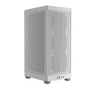 Corsair Airflow Mini-ITX - Carcasa para PC 2000D - Factor de Forma Mini-ITX - Paneles de Malla de Acero - Soporte de GPU de Tres Ranuras - Interior optimizado para refrigeración - E/S Moderna del