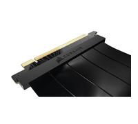 Corsair Cable de Extensión PCIe 4.0 x16 Premium 300 mm, Blindado Contra EMI, Conector de 90°, Compatible Con Versiones Anteriores PCIe 3.0, Negro