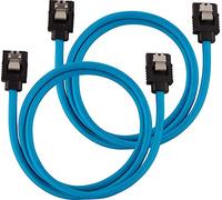 Corsair - Cable SATA Blindado Premium - SATA 6Gbps 60 cm, Azul