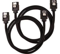 Corsair - Cable SATA Blindado Premium - SATA 6Gbps 60 cm, Negro
