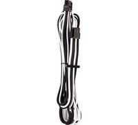 Corsair - Cables protegidos de Forma Individual con Revestimiento EPS12V/ATX12 V Type 4 Gen 4 Corsair Premium, Blanco/Negro