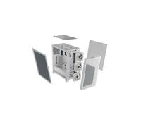 Caja de vidrio templado ATX 3000D Airflow RGB (blanca) - CORSAIR