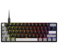 Corsair Clipper Pro Mini 60 - Teclado para Juegos FPS Efecto Hall, Disparador rápido, SOCD, 8000 Hz, accionamiento Ajustable, IP57 Agua y Polvo, Doble Disparo PBT, cableado, RGB, US QWERTY, para