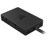 Corsair Concentrador Interno de 4 Puertos USB 2.0 de - 4 Puertos USB 2.0 de 9 Patillas - Fácil Instalación Magnética - Compatible con la mayoría de Placas Base Intel y AMD - Negro