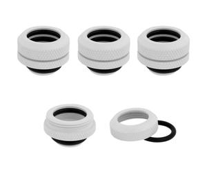 Corsair Conector 14 mm Hydro X Series XF Rígido Pack 4 Unidades Blanco