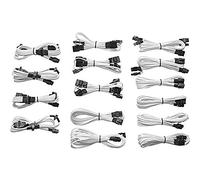 Corsair CP-8920050 Tipo 3 Generación - Profesional 2Kit de cable DC de manga individual, blanco