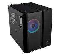 Corsair Crystal Series 280X RGB - Caja de PC, ATX, tres paneles de cristal templado, iluminación RGB LED, Negro