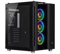 Corsair Crystal Series 680X RGB - Caja de PC, Vidrio Templado ATX Smart Gaming Case con Alto Flujo de Aire, Iluminación RGB LED, Negro