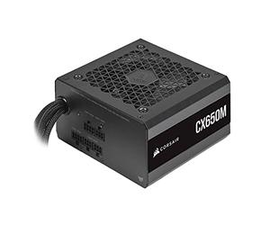 Corsair CX650M (2021), CX-M Series, 650 Watt 80 Plus Bronze Fuente de Alimentación ATX Semimodular y Silenciosa (Funcionamiento Silencioso, Condensadores de 105 °C, Tamaño Compacto) Negro