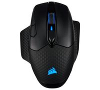 Corsair Dark Core RGB PRO SE, Ratón para Juegos Inalámbrico/Cable con Carga Inalámbrica Qi, Sensor Óptico de 18.000 PPP, Ocho Botones Programables, Retroiluminación Dinámica Multicolor, Negro