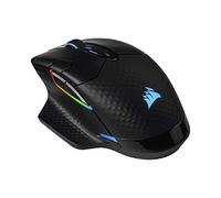 Corsair Dark Core RGB Pro SE Ratón Inalámbrico para Juegos FPS/MOBA con Carga Inalámbrica Qi - 18.000 PPP - 8 Botones Programables - Inalámbrico Sub-1ms - iCUE - Negro