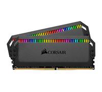 Corsair Dominator Platinum Kit de Memoria 16 GB, 2x8 GB, DDR4 3200 MHz C16, con Iluminación LED RGB, Negro