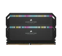 Corsair DOMINATOR PLATINUM RGB DDR5 32 GB (2 x 16 GB) 5200MHz C40 Memoria per Desktop (Regulación de voltaje integrada, Refrigeración DHX patentada, 12 LEDs CAPELLIX RGB, Optimizadas para Intel) Negro