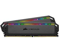 Corsair Dominator Platinum RGB 32GB (2x16GB) DDR4 3600 (PC4-28800) C14 1.45V Memoria Optimizada para AMD, Negro, CMT32GX4M2Z3600C14