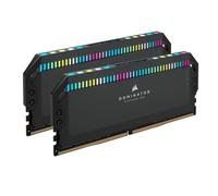 Corsair Dominator Platinum RGB DDR5 32 GB (2 x 16 GB) 6200MHz C36 Memoria per Desktop (Regulación de Voltaje integrada, Refrigeración DHX patentada, 12 Leds CAPELLIX RGB) Negro