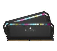 Corsair Dominator Platinum RGB DDR5 64 GB (2x32 GB) 5600MHz C40 Memoria per Desktop (Regulación de Voltaje integrada, Refrigeración DHX patentada, 12 Leds RGB CAPELLIX, Optimizadas para Intel) Negro