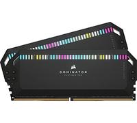 Corsair Dominator Platinum RGB DDR5 64 GB (2x32 GB) 5600MHz C40 Memoria per Desktop (Regulación de Voltaje integrada, Refrigeración DHX patentada, 12 Leds RGB CAPELLIX, Optimizadas para Intel) Negro