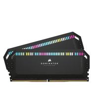 Corsair Dominator Platinum RGB DDR5 64GB (2x32GB) 6000MHz C40 Optimizada para Intel (Regulación de Tensión, Refrigeración CORSAIR DHX Patentada, 12 Leds CAPELLIX RGB Ultrabrillantes) Negro