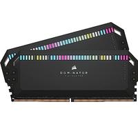 CORSAIR Dominator Platinum RGB DDR5 RAM 64GB (2x32GB) hasta 6000MHz CL30 Intel XMP 3.0 Memoria de Ordenador de Sobremesa - Negro (CMT64GX5M2B6000C30)