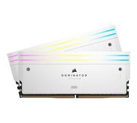CORSAIR Dominator Titanium RGB DDR5 RAM 48GB (2x24GB) DDR5 7200MHz CL36 Intel XMP Memoria de Ordenador Compatible con iCUE - Blanco (CMP48GX5M2X7200C36W)