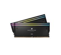 CORSAIR Dominator Titanium RGB DDR5 RAM 32GB (2x16GB) DDR5 7000MHz CL34 Intel XMP Memoria de Ordenador Compatible con iCUE - Negro (CMP32GX5M2X7000C34)