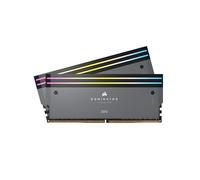 CORSAIR Dominator Titanium RGB DDR5 RAM 64GB (2x32GB) DDR5 hasta 6000MHz CL30 AMD Expo Intel XMP 3.0 Memoria de Ordenador de Sobremesa - Gris (CMP64GX5M2B6000Z30)