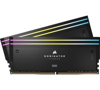 CORSAIR Dominator Titanium RGB DDR5 RAM 96GB (2x48GB) DDR5 6600MHz CL32 Intel XMP Memoria de Ordenador Compatible con iCUE - Negro (CMP96GX5M2B6600C32)