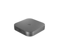 CORSAIR EX400U 2TB USB4 Unidad SSD Externa USB Type-C Portátil - Conexiones USB4, USB 3.2 Gen2 2x2, Hasta 40 Gbps, Plug-&-Play, MagSafe, Incluye cable USB-C a USB-C (USB4) - Windows PC, iOS Mac - Gris