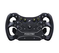 Corsair FANATEC Sim Racing CSL Volante GT3 - Empuñaduras de Goma Sobremoldeada, Cambios Magnética Tipo Balancín, Dos Levas Analógicas, Pantalla OLED, QR2 Lite Wheel-Side Preinstalado - PC, Xbox