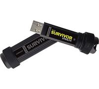 Corsair Flash Survivor Stealth v2, Unidad de memoria flash USB 3.0 de 128 GB (diseño robusto, resistente al agua), Color Negro (CMFSS3B-128GB)