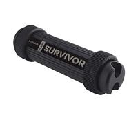 Corsair Flash Survivor Stealth v2, Unidad de Memoria Flash USB 3.0 de 64 GB (diseño Robusto, Resistente al Agua), Color Negro (CMFSS3B-64GB)